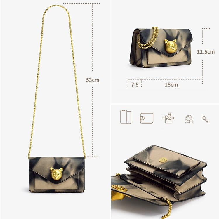 Cat Head Small Crowd Light Luxury Fashion