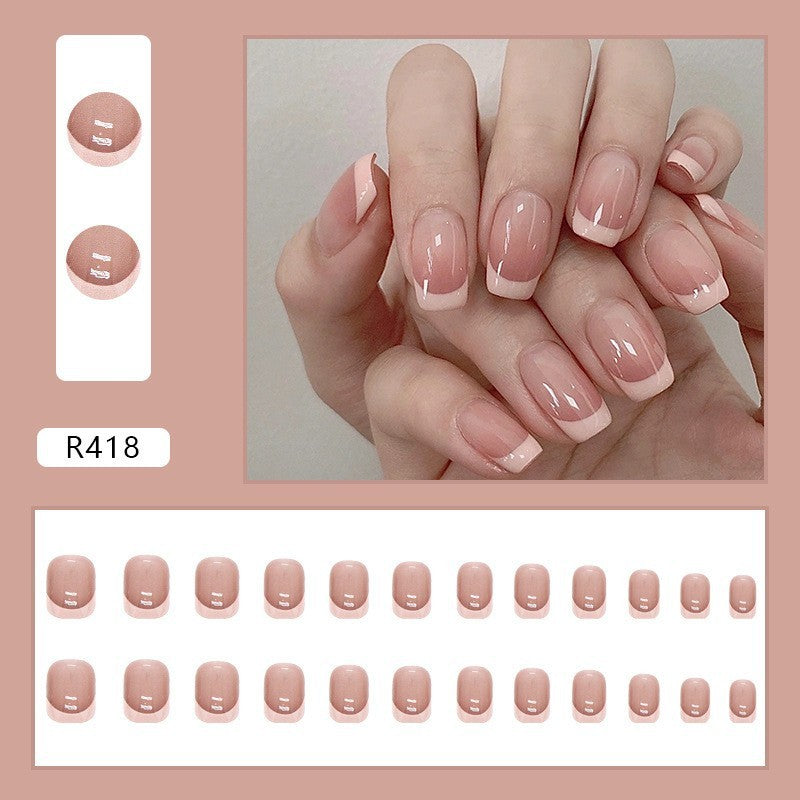 Oblique French Simple Wearing Manicure