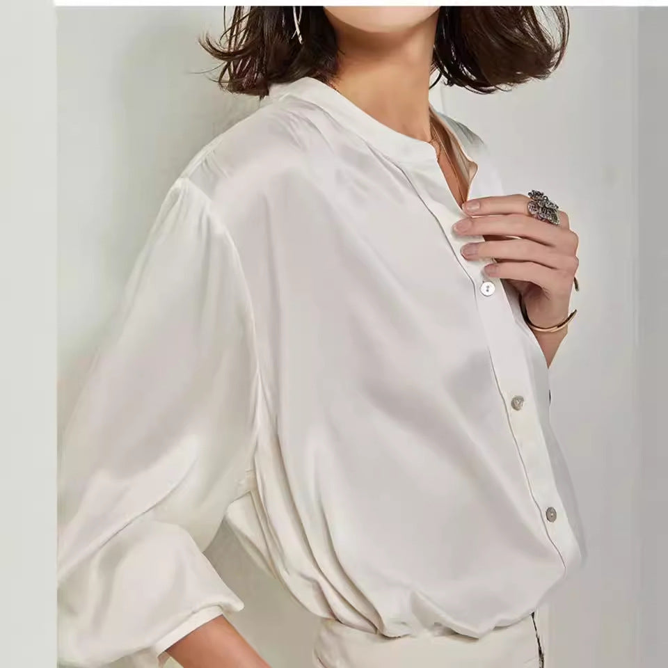 French Silk Shirt For Women