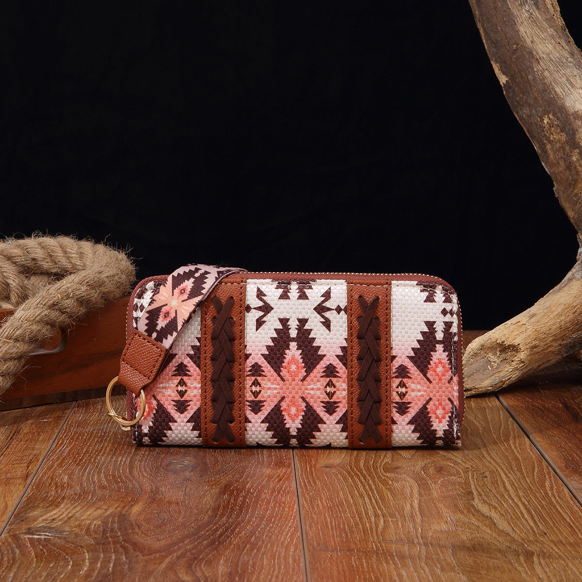 Vintage Cotton Wallet Card Holder