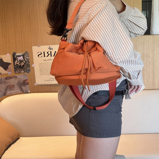 Multi-pocket Lightweight Bucket Bag