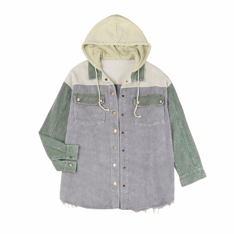 New Women's Cardigan Hooded Coat