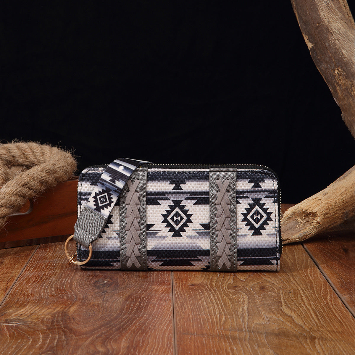 Vintage Cotton Wallet Card Holder