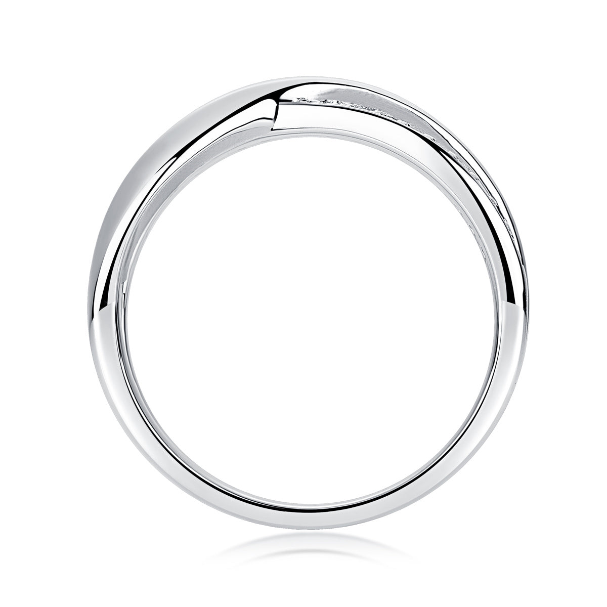 Wrap Around Ring Luxury Fashion Set Moissanite Silver Ring