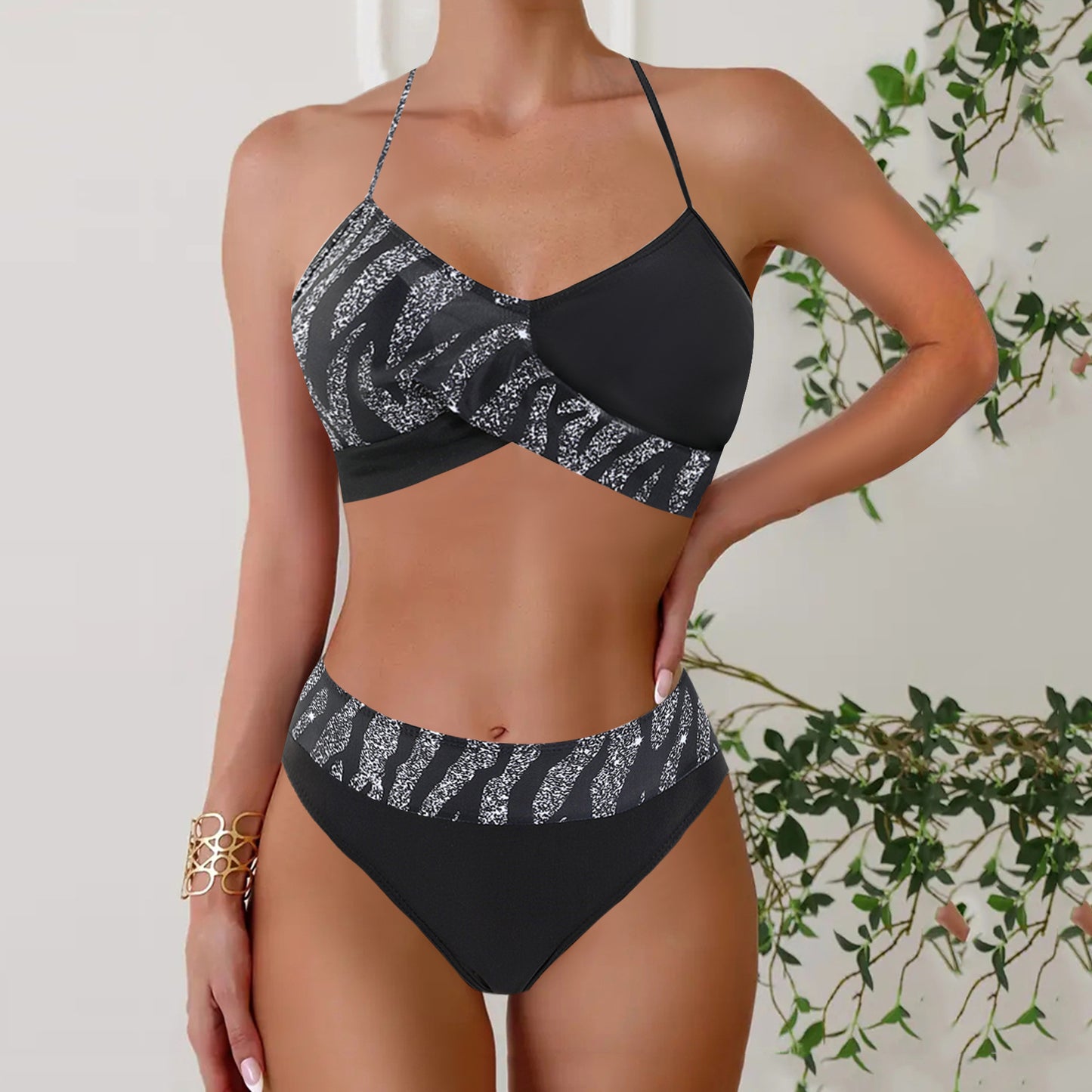 Lace Up Bikini For Women