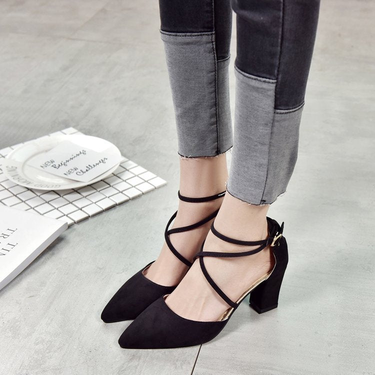 Korean Fashion High Heel Sandals