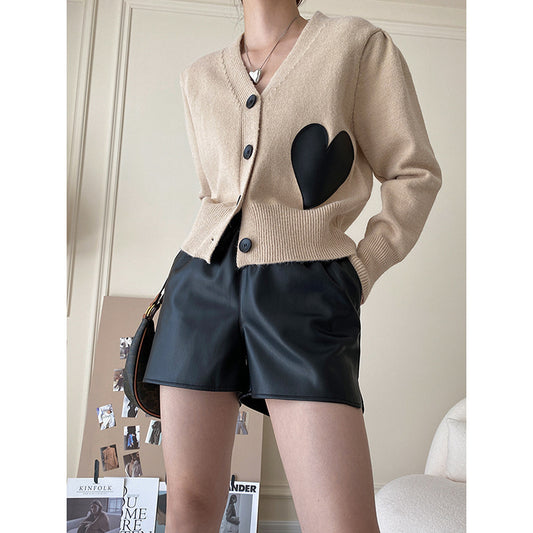 V-neck Knitted Cardigan