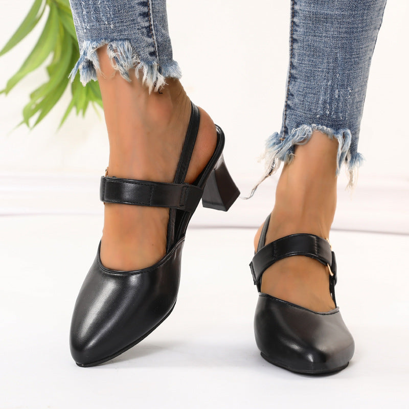 Mid Heel Women's Chunky Heels