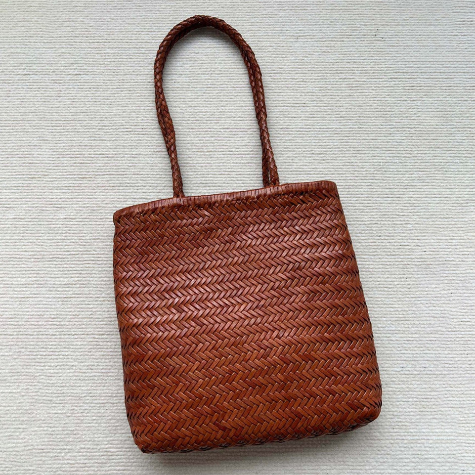 Vintage Top Layer Cowhide Handmade Shoulder Bag
