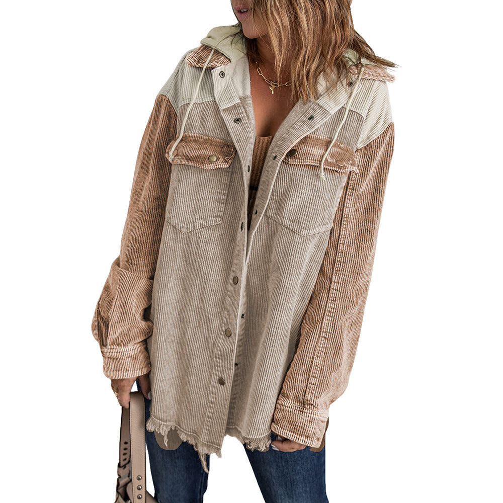 New Women's Cardigan Hooded Coat