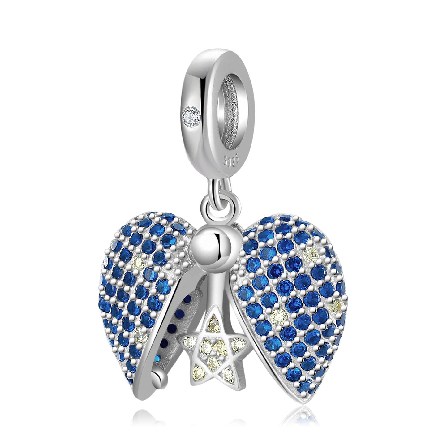 Blue Star Love Lock Series Pendant