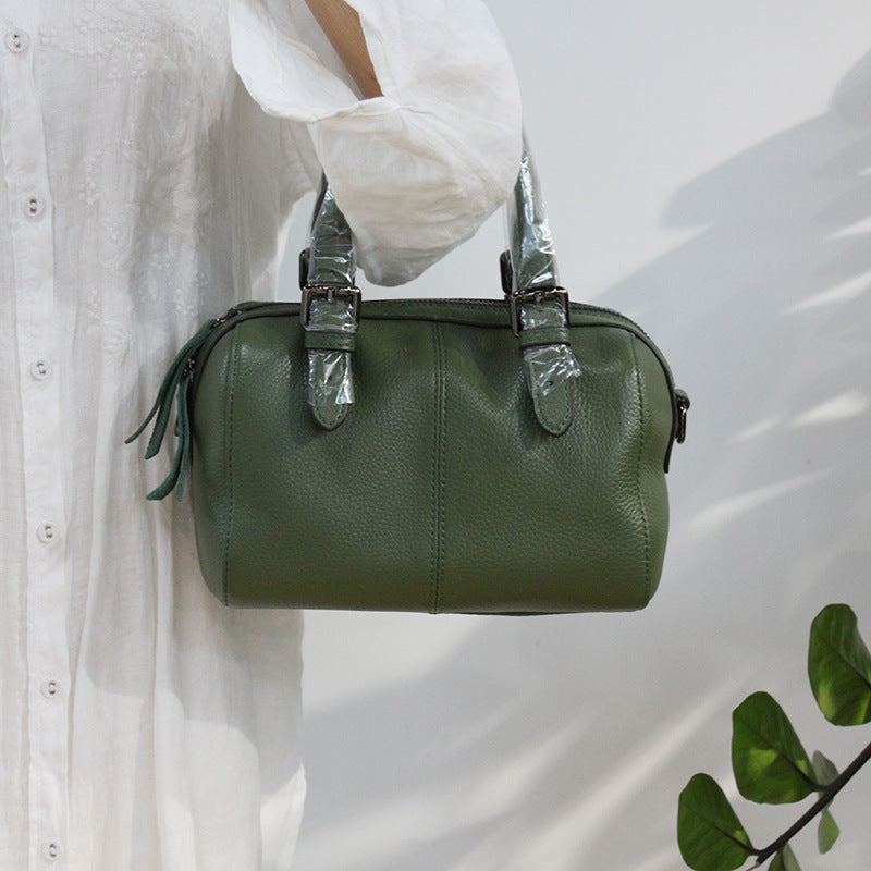 Leather retro art bag
