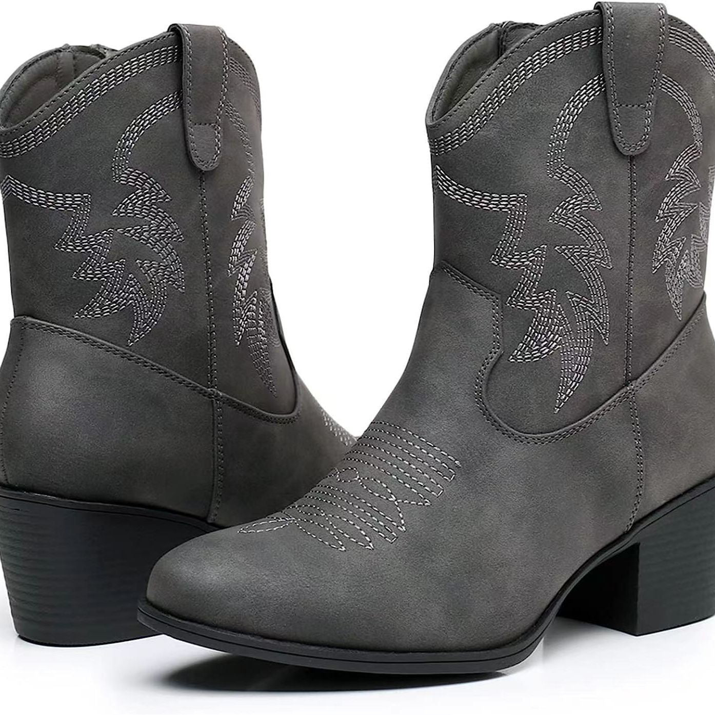 European And American Western Denim Boots