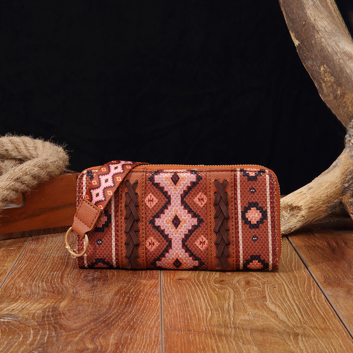 Vintage Cotton Wallet Card Holder