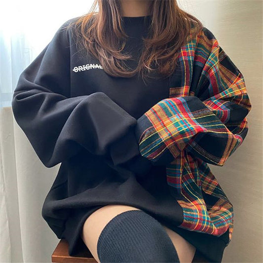 Sleeve Pullover Sweatshirt
