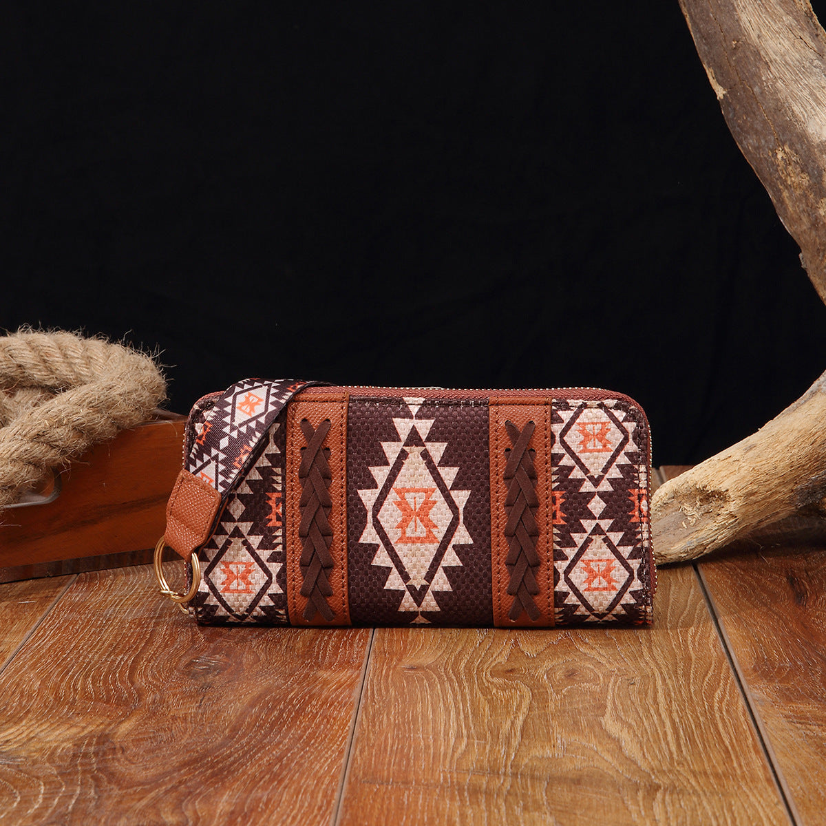 Vintage Cotton Wallet Card Holder