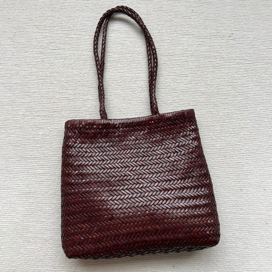 Vintage Top Layer Cowhide Handmade Shoulder Bag
