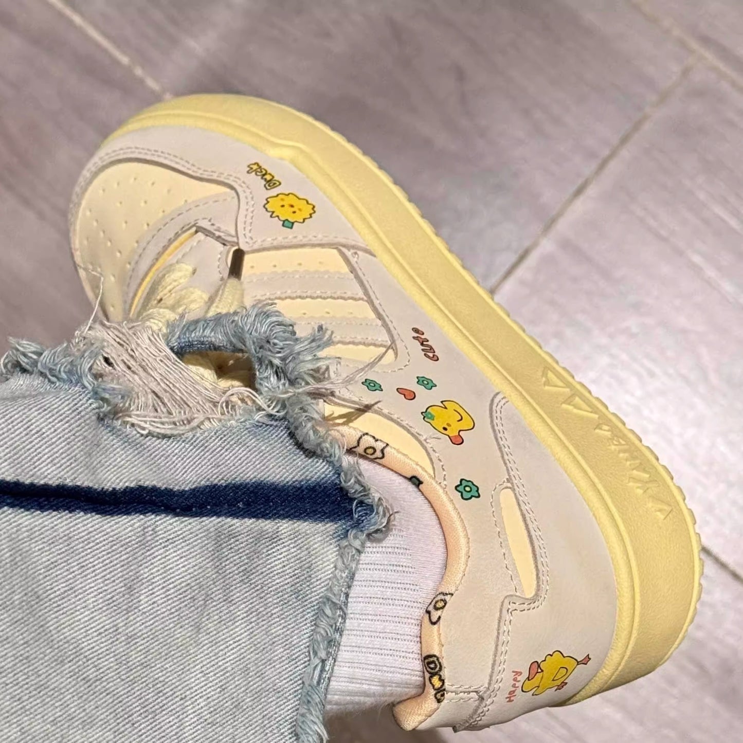 Custard Bun Graffiti Shoes