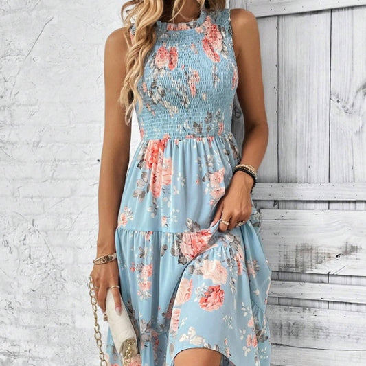 Floral Print Beach Outfits Women