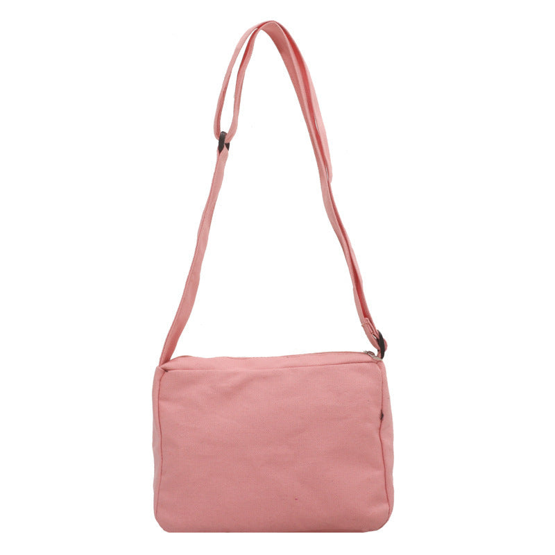 Candy-colored Canvas Women's Cloth Bag