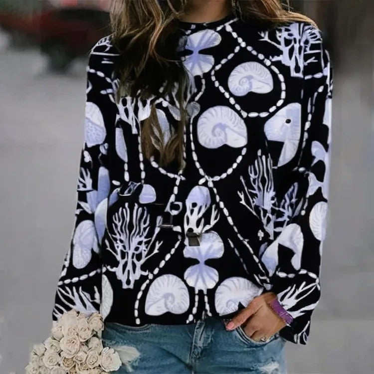Digital Printed Women's Sweater