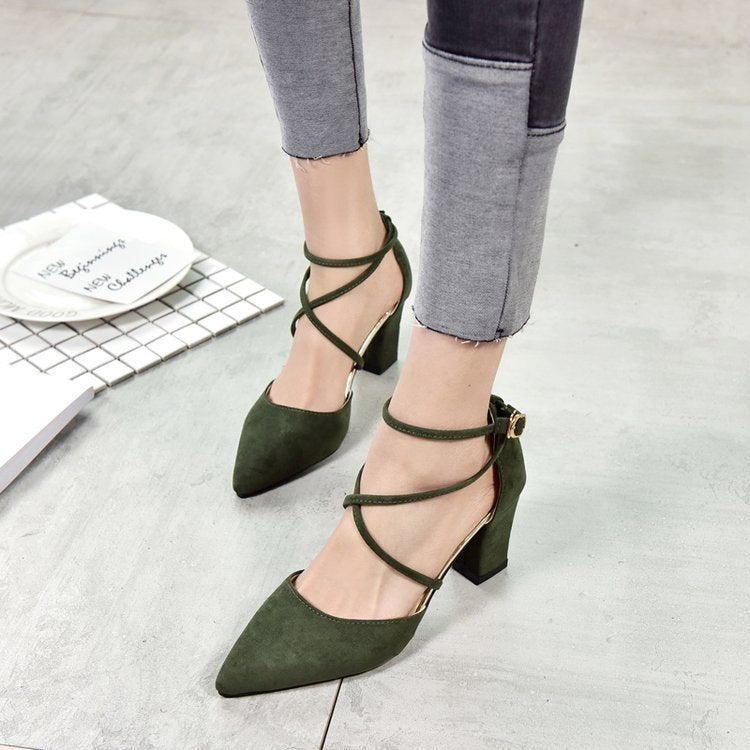 Korean Fashion High Heel Sandals