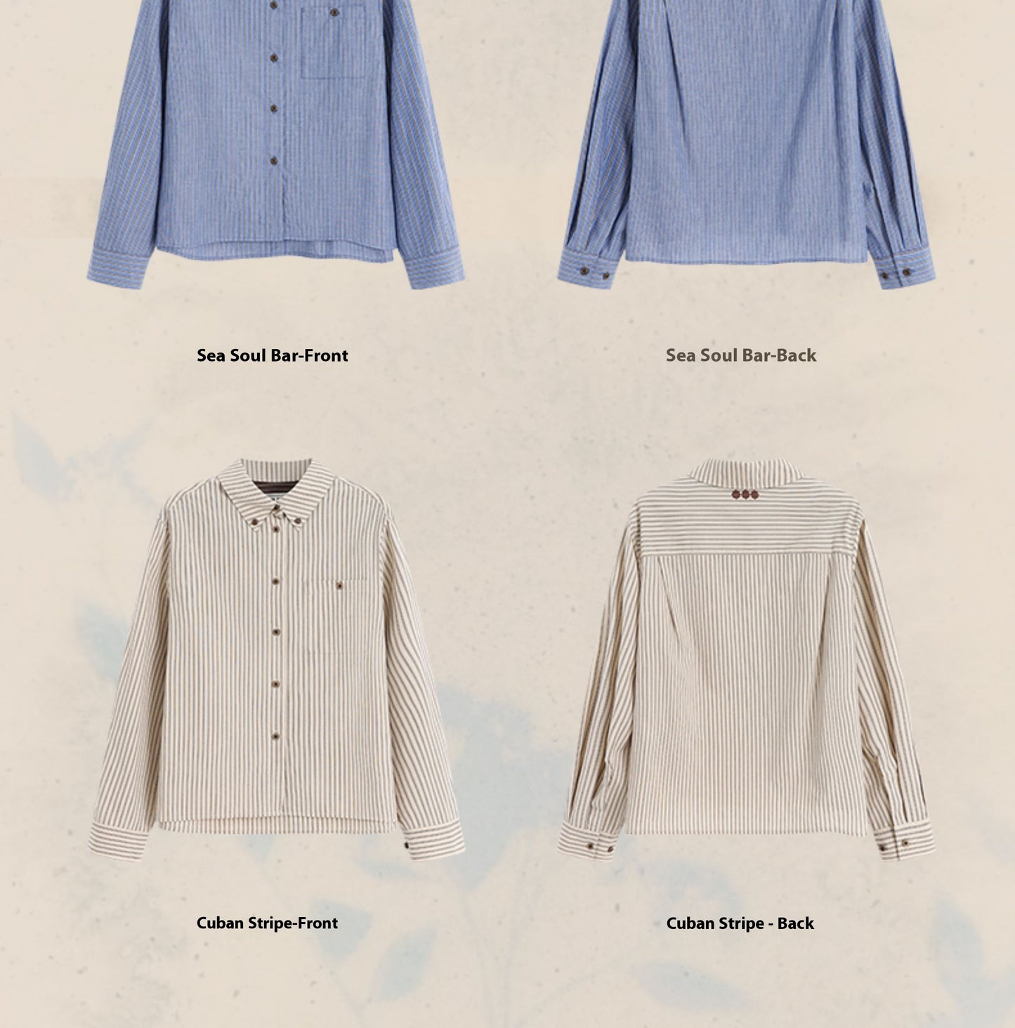 American Retro Striped Shirt For Women
