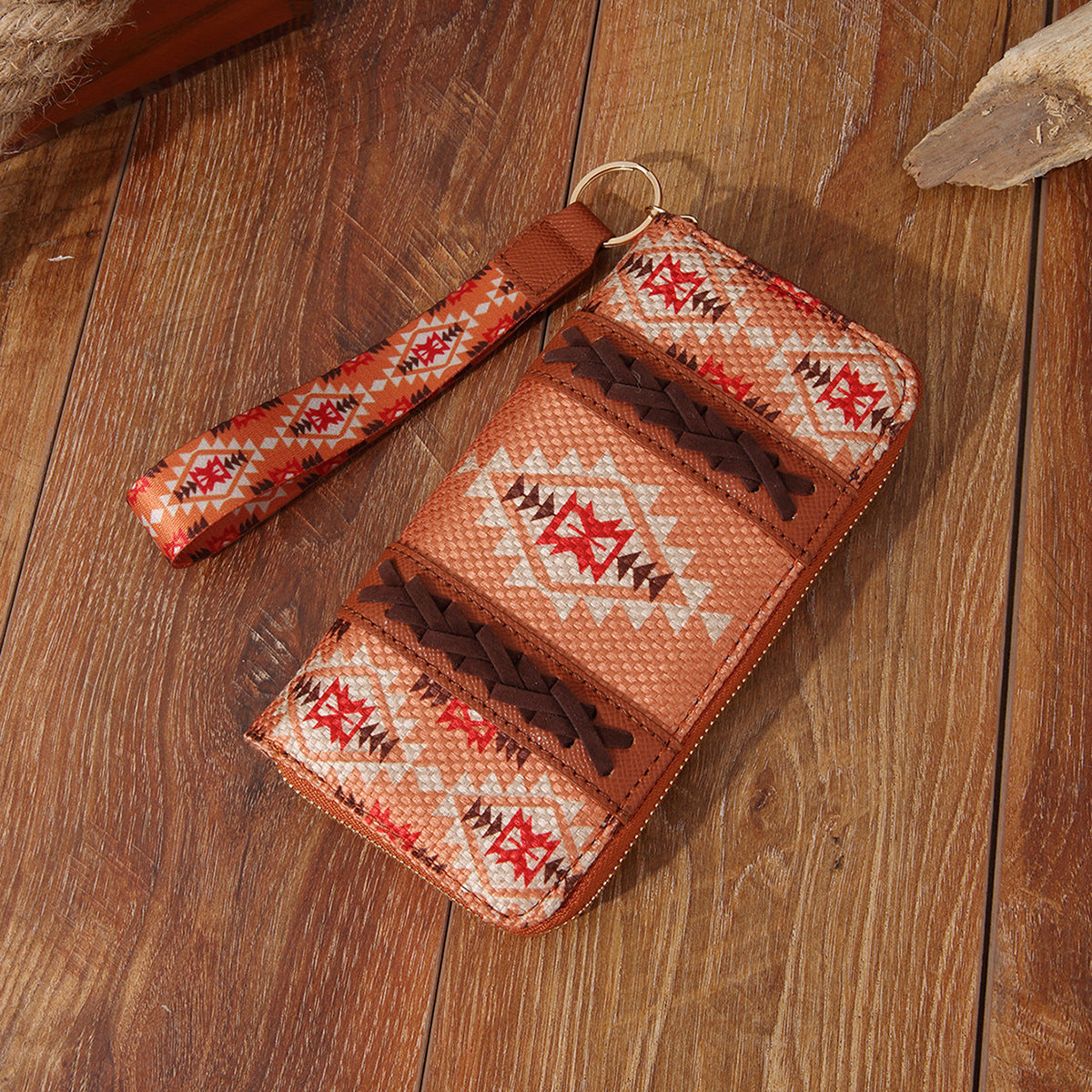 Vintage Cotton Wallet Card Holder