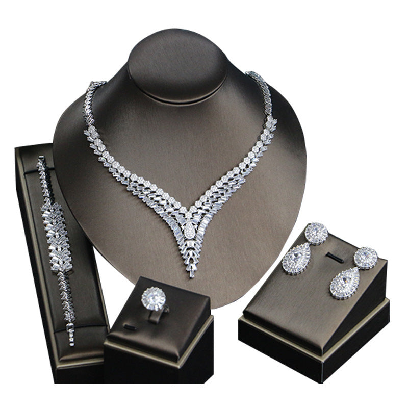 Shiny Zircon Dinner Dress Accessories