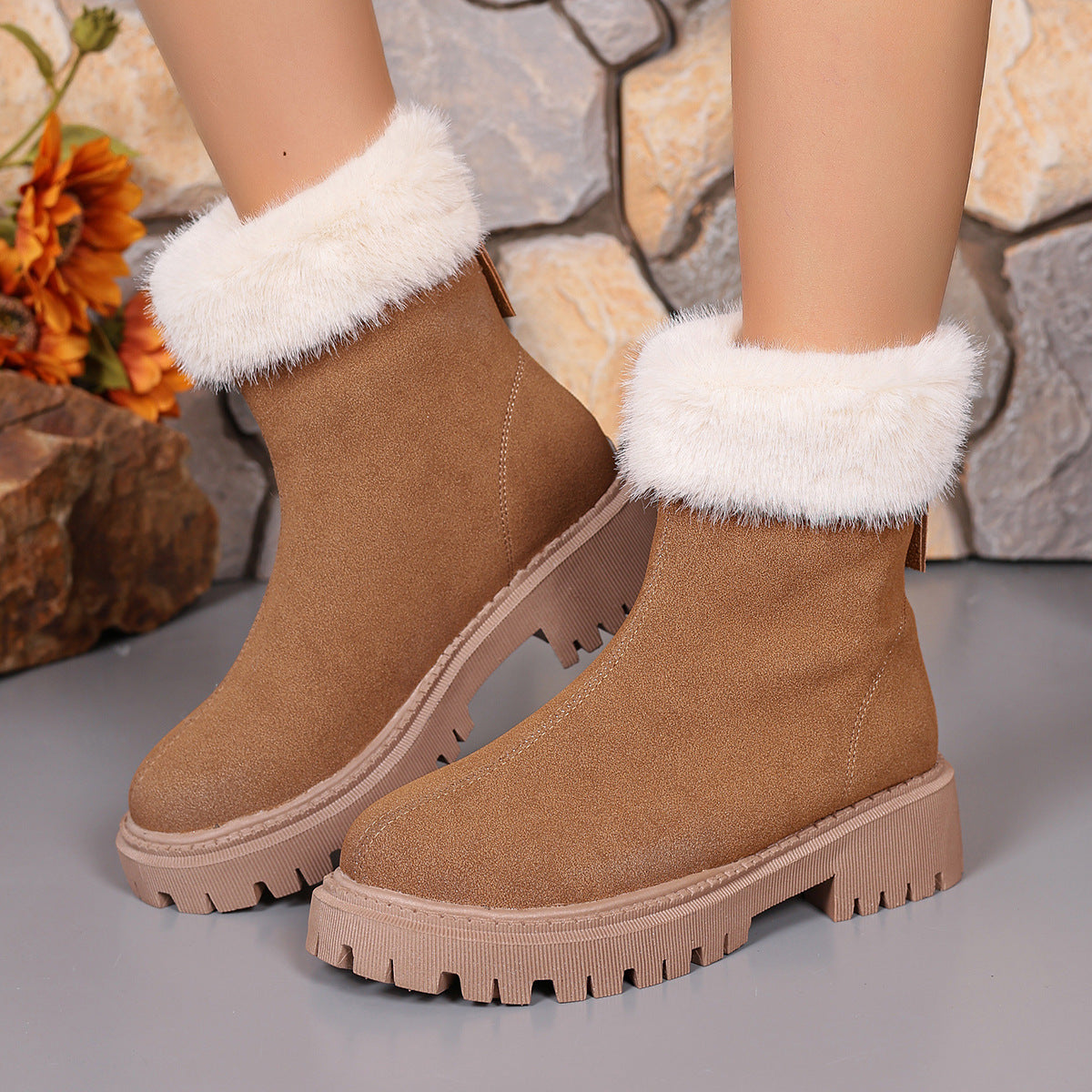 Square-heeled Boot For Women