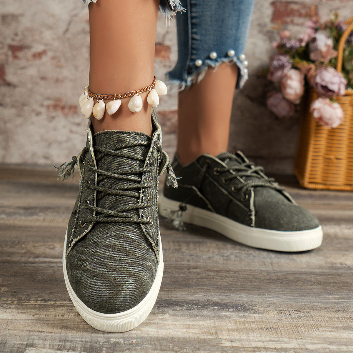 Denim Sports Casual Shoes
