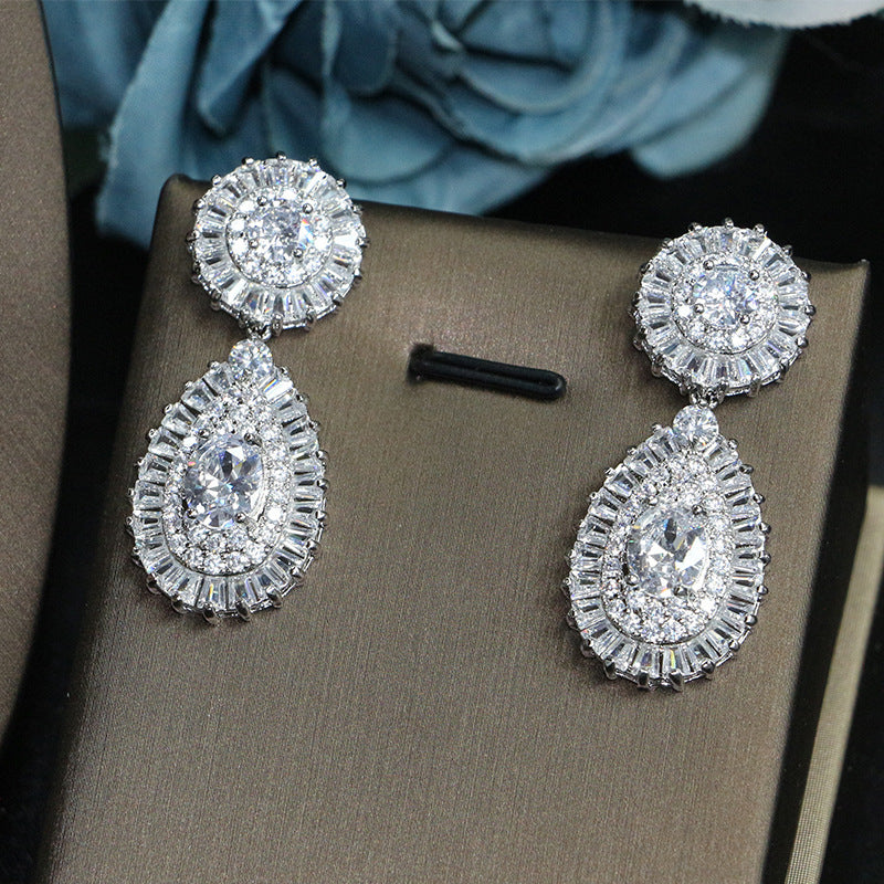 Shiny Zircon Dinner Dress Accessories