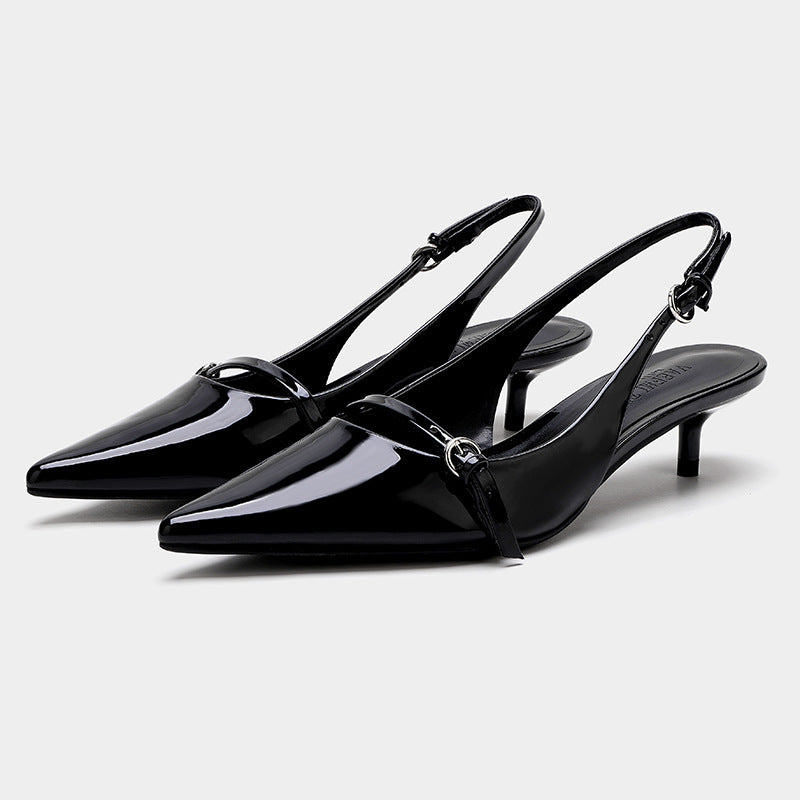 Slingback Strap Mules Shoes