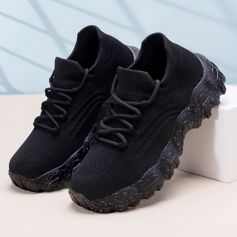 Women's Lace-up Flying Woven Shoes