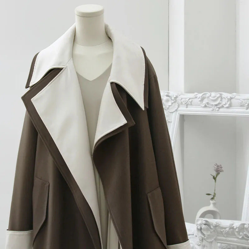 Double-layer Collar Overcoat