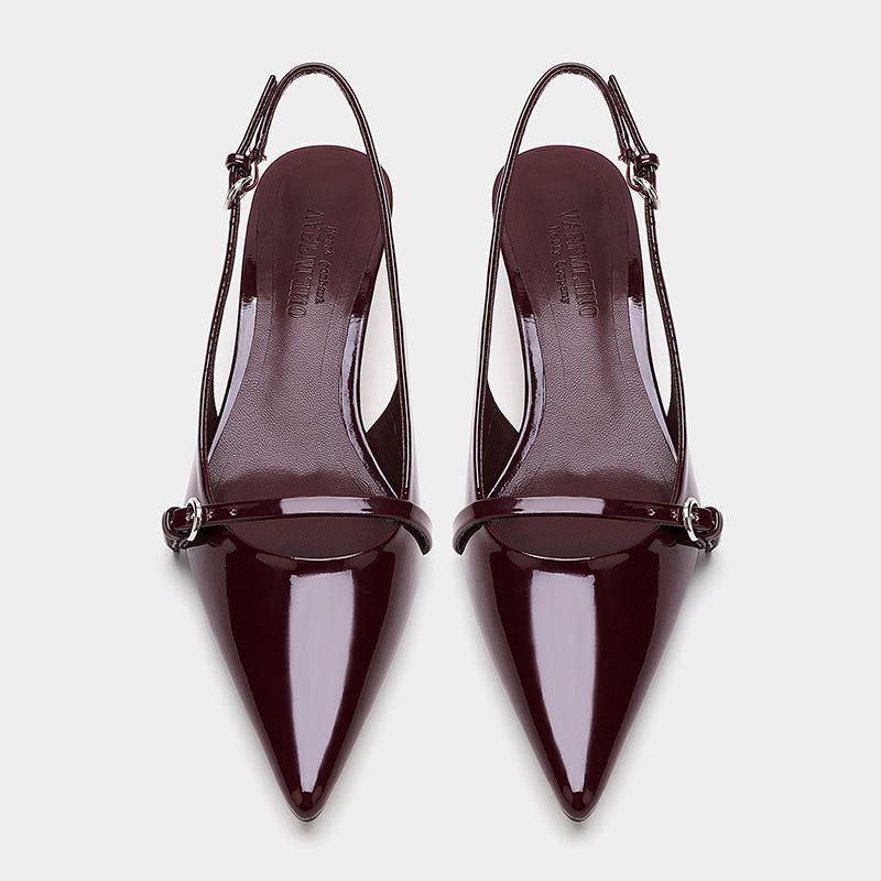 Slingback Strap Mules Shoes