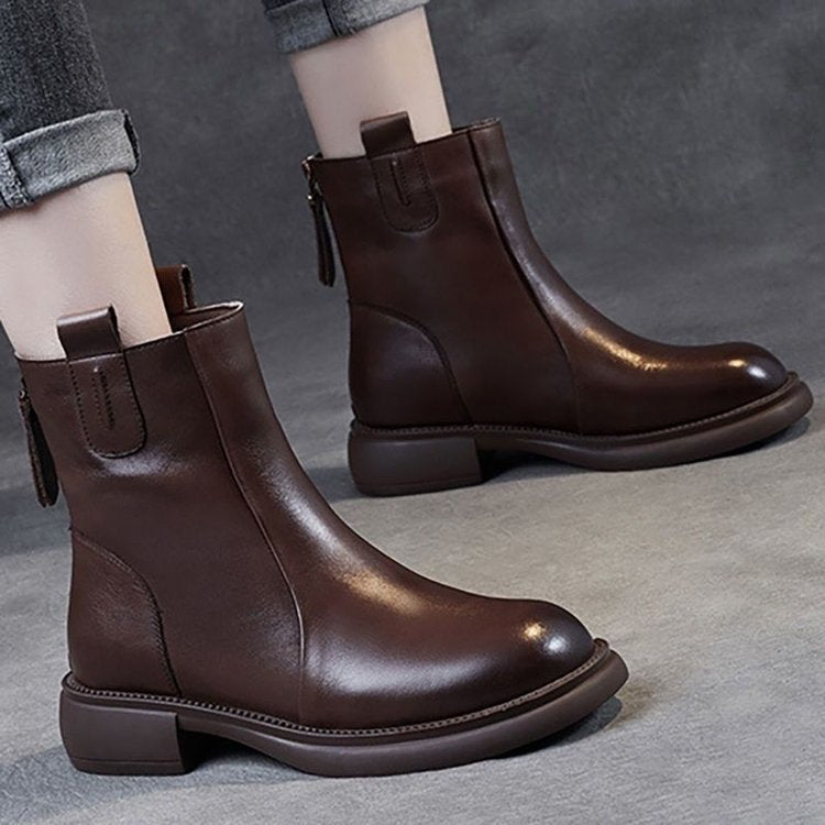 British Style Vintage Martin Boots Women