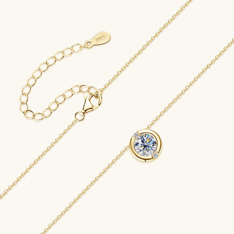 Moissanite Clavicle Chain