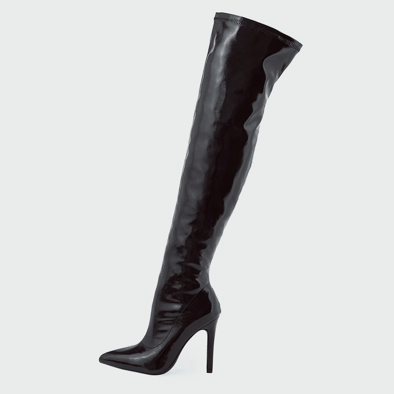 Inside Zipper Over The Knee Boots