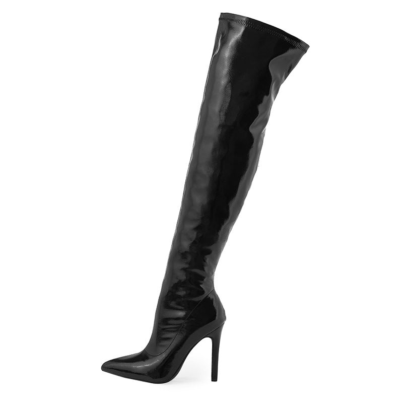 Inside Zipper Over The Knee Boots