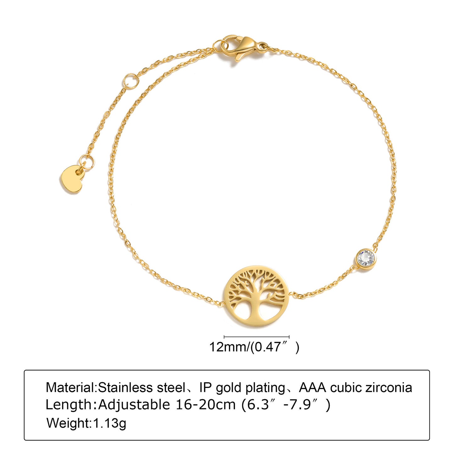 Simple Stainless Steel Thin Bracelet