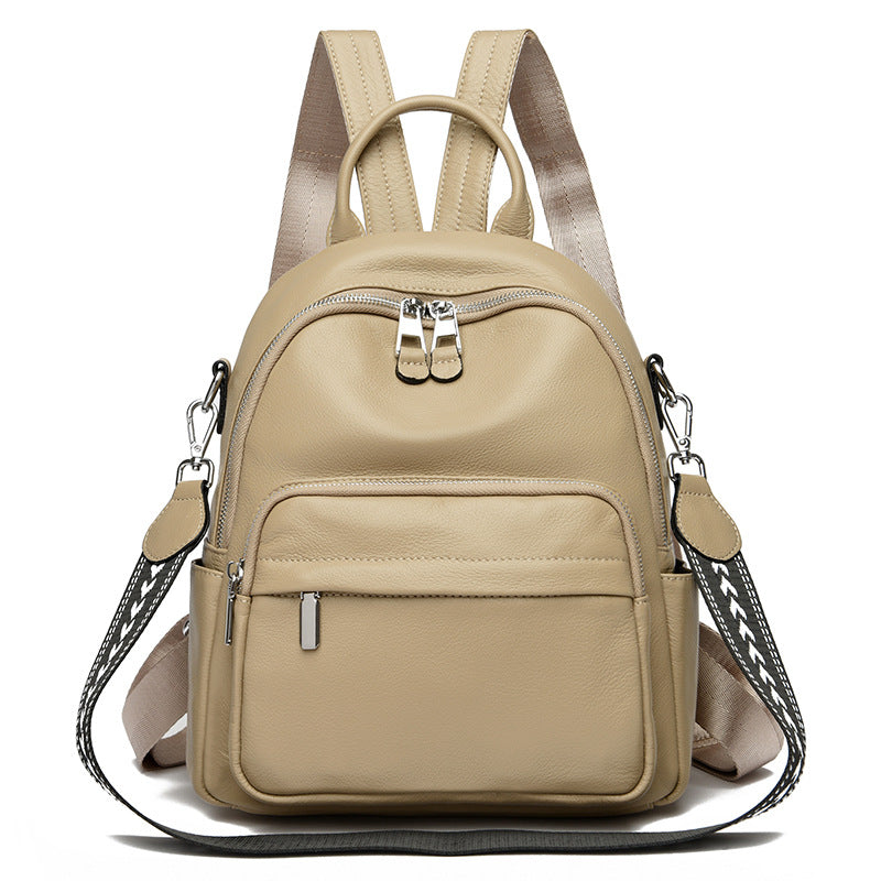 Women's Leather Backpack Casual