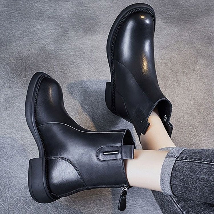 British Style Vintage Martin Boots Women
