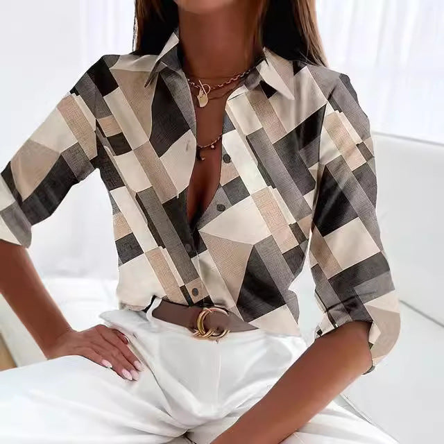 Long Sleeve Printing Shirt