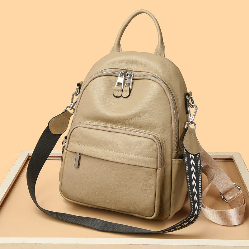 Women's Leather Backpack Casual