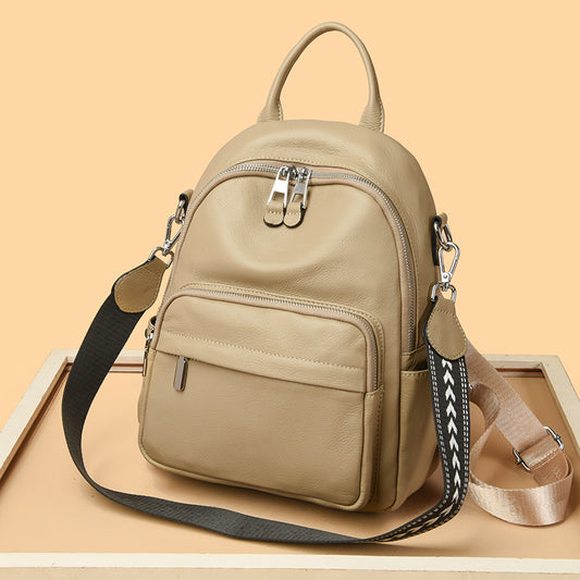 Women's Leather Backpack Casual