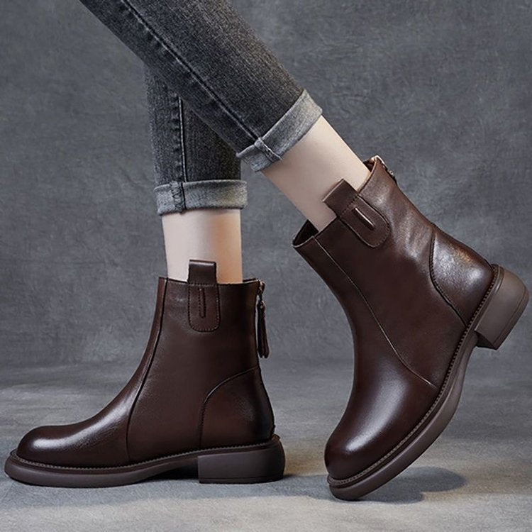 British Style Vintage Martin Boots Women