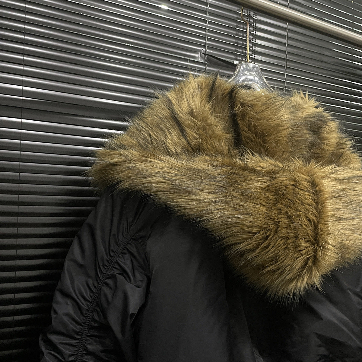Big Fur Collar Coat