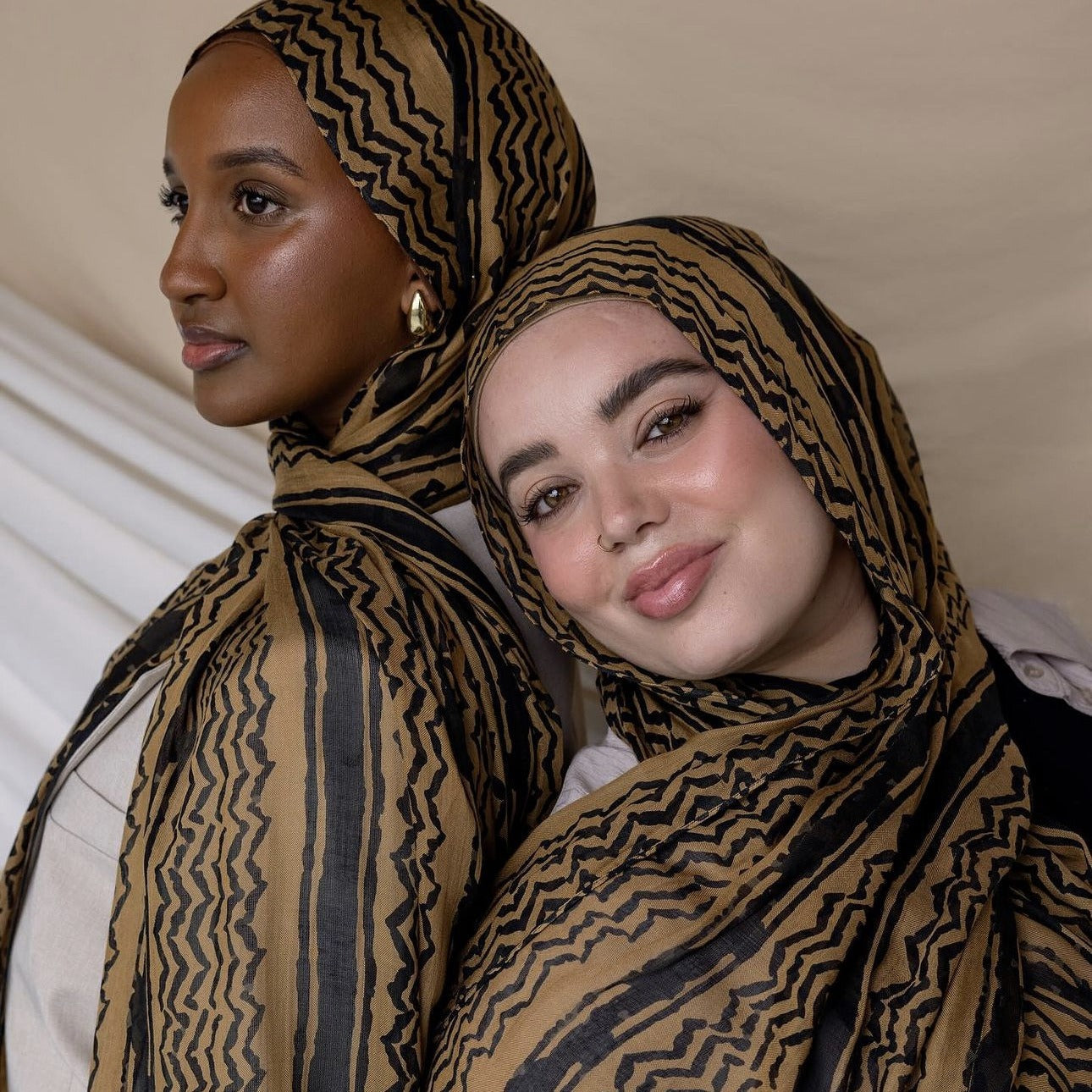 Creative Striped Scarf