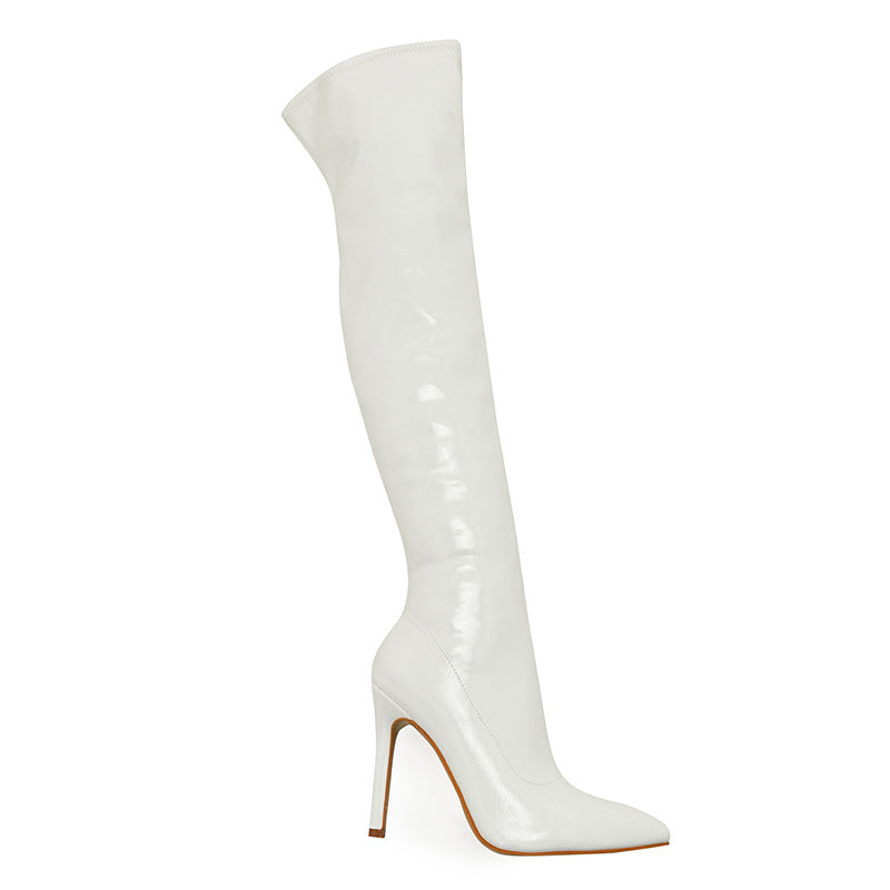 Inside Zipper Over The Knee Boots